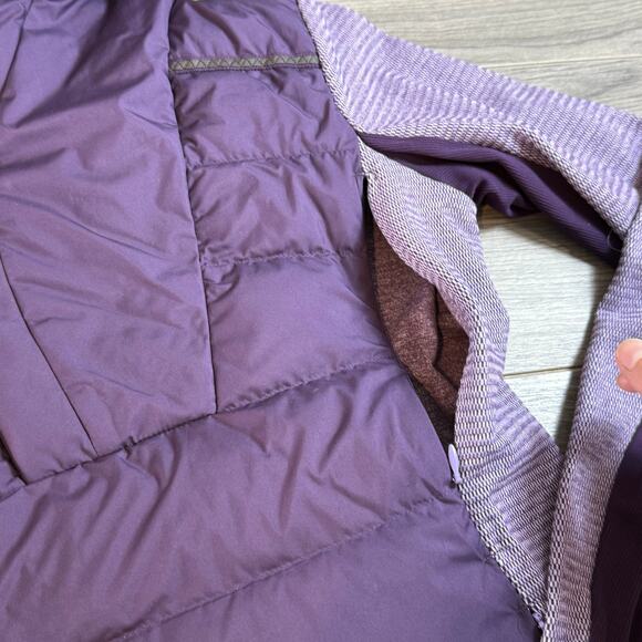 Lululemon Fluff Off Pullover 800 Fill Goose Down Jacket Size 6 Puffer Hoodie - Picture 6 of 16